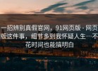 一招辨别真假官网，91网页版 - 网页版这件事，细节多到我怀疑人生…不花时间也能搞明白